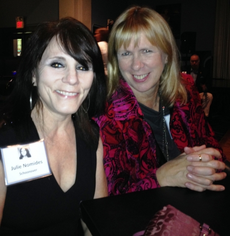 Julie Nomides and Lynne Schuette