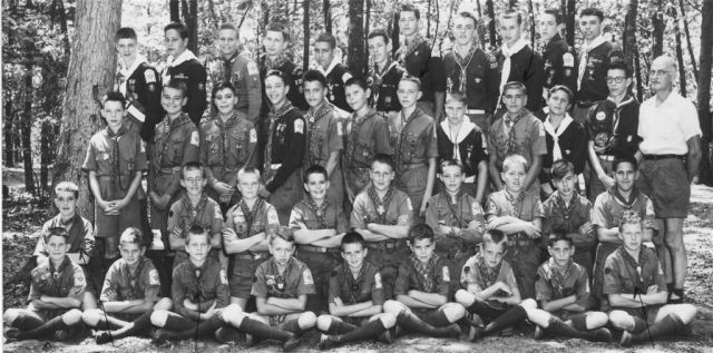 Boy Scout summer camp Owasippi, MI 1955