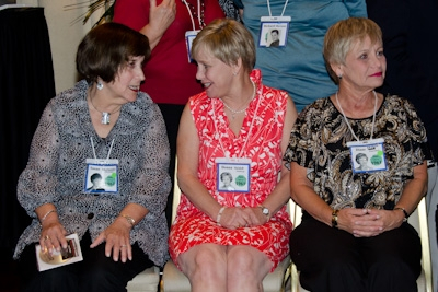 Suzie Merlander, Donna and Diane Skidell