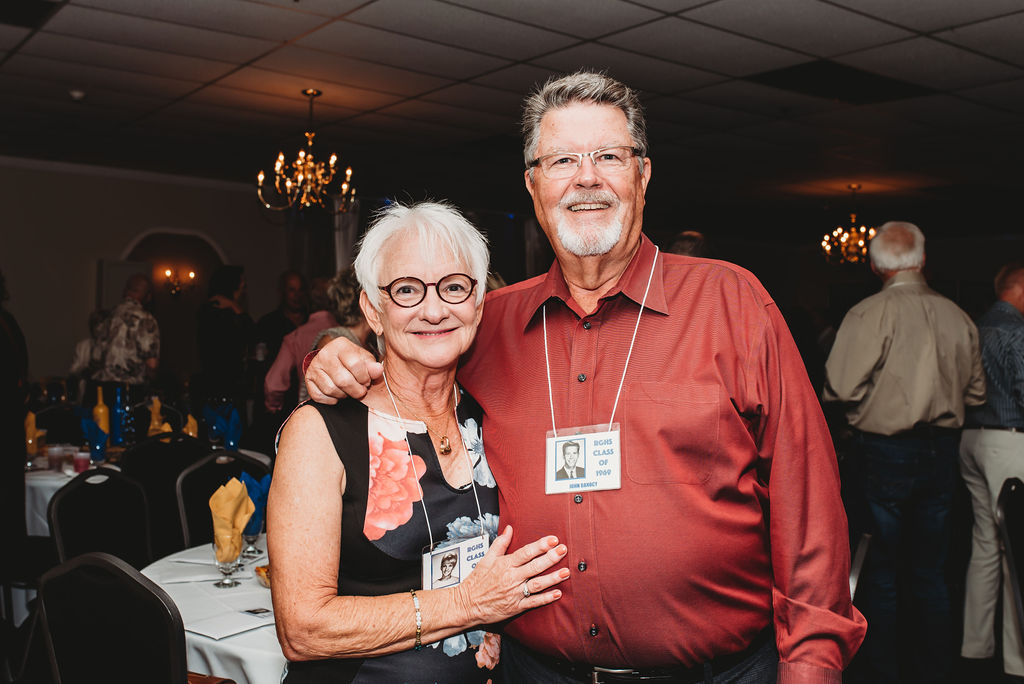 Dorothy Fey and John Banocy; Back Left: Steve Goldammer, Kim Youngerman, Tom Youngerman and Dan Green; Back Right: Richard Conover and Dan Mattison