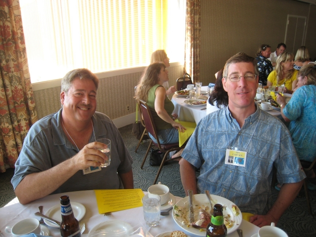 Lee Parkinson Bougneit and Jim Carlsen