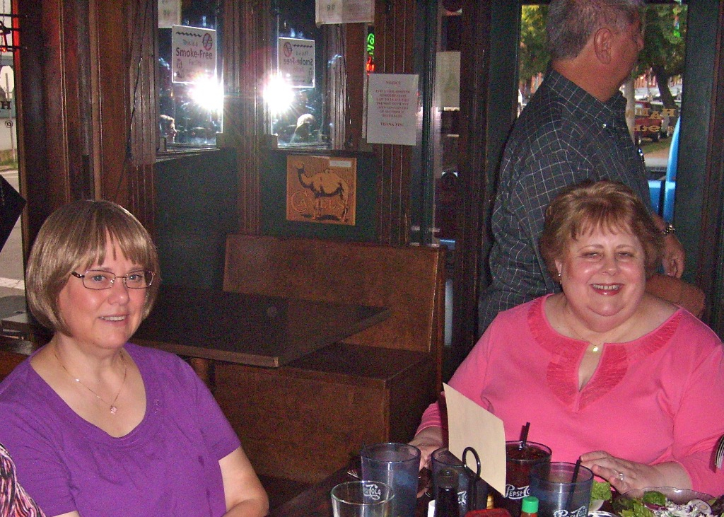 Barb Oberjuerge and Pat Lingenfelter