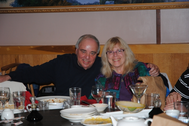 Post 50th reunion meeting.  Mark and Mimi 