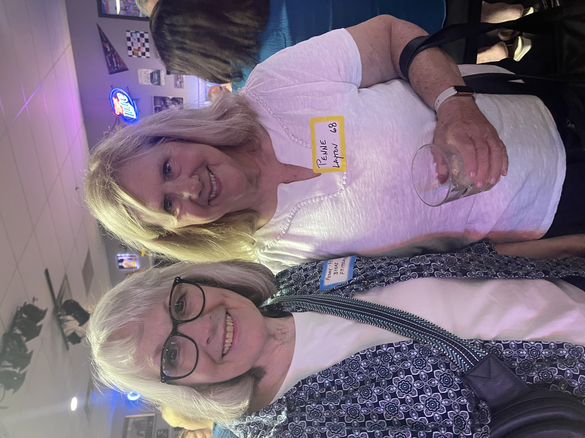Peggy Byers Fritschle (RGHS 1973) and Penne Weisler Layton (RGHS 1968)