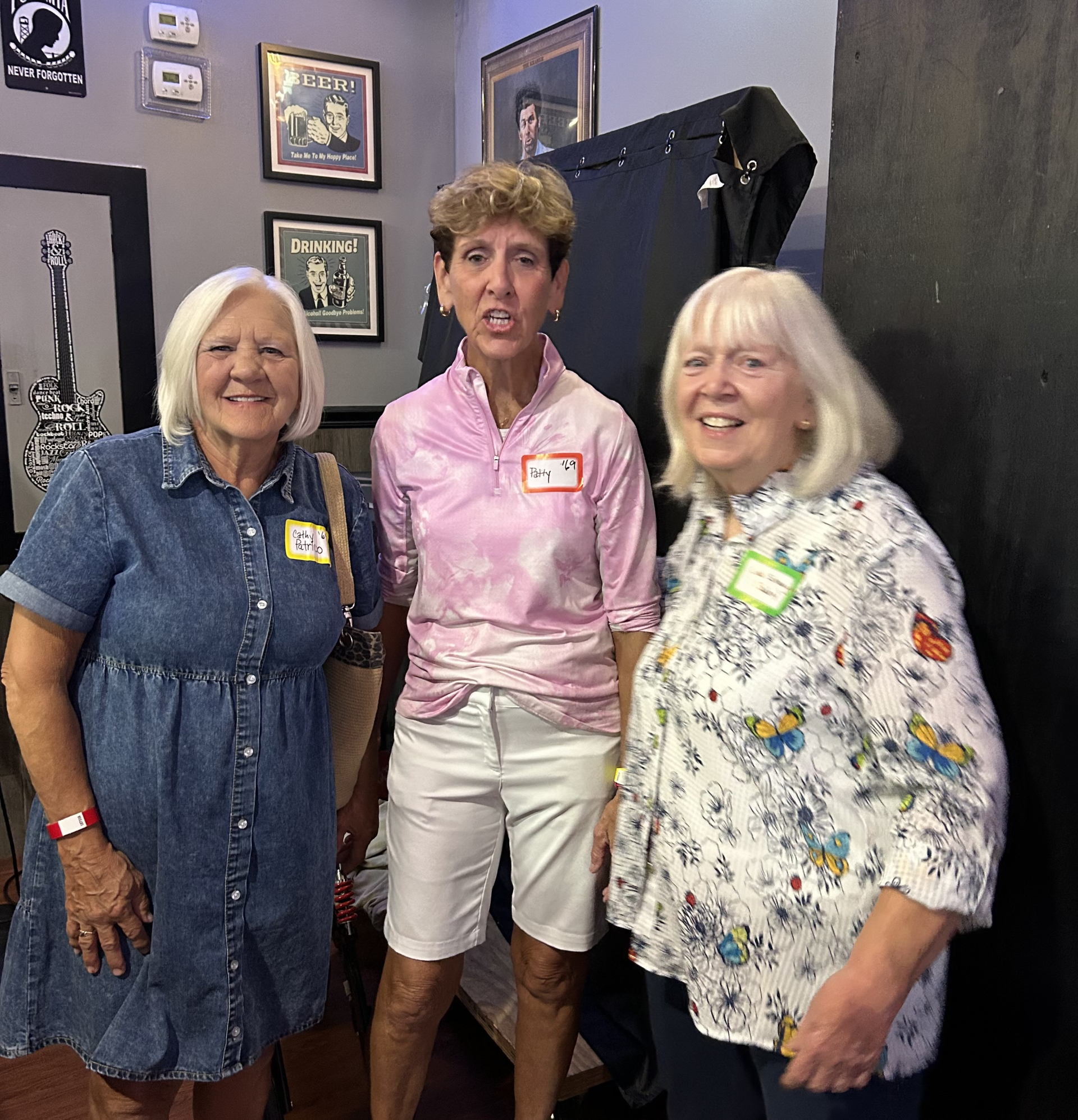 Cathy Hunt Patrico, Patty Geller-Boudria and Linda Schnuriger Baden