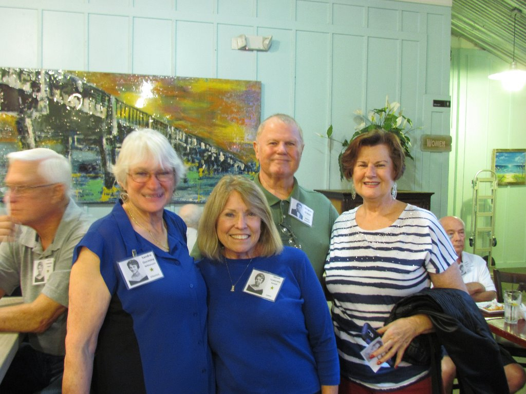 Sandra, Marcia Tankersley, Reid Purvis, Mary Nicholson (Sandra Dorminy Williamson)