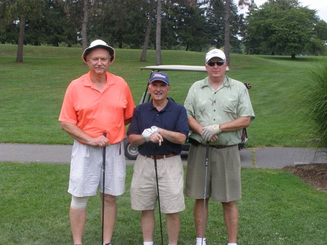 Bill Hochella, Stan Vasiliades, and Bob Pangburn.