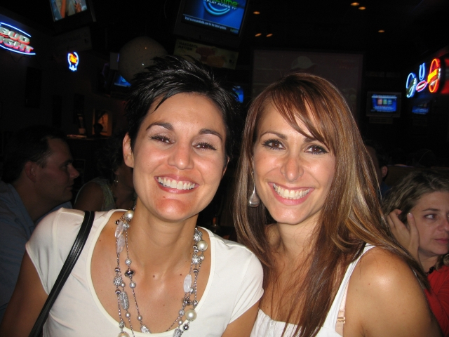 Andrea DeSchamps & Monica Hackett (Sullivan) are all smiles as they know they have a get out of jail free pass with Monicas connections!