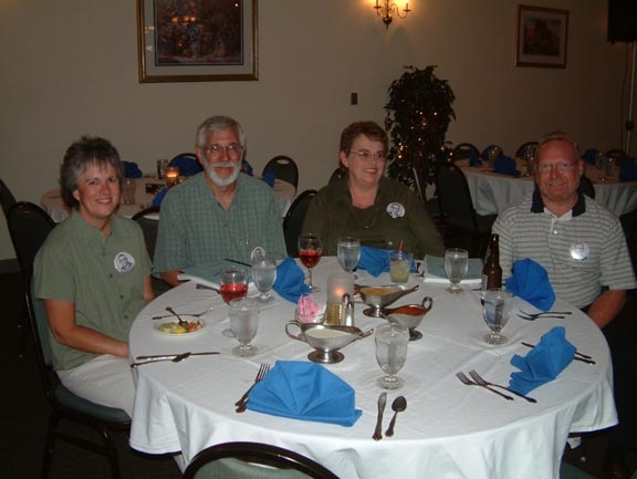 Joe Fite and wife, Jim Downey and wife