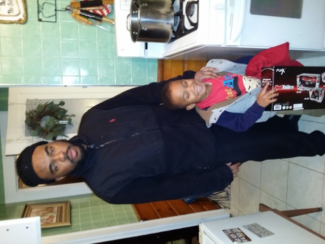 Betty Henderson grandson Aston & his son Camryn