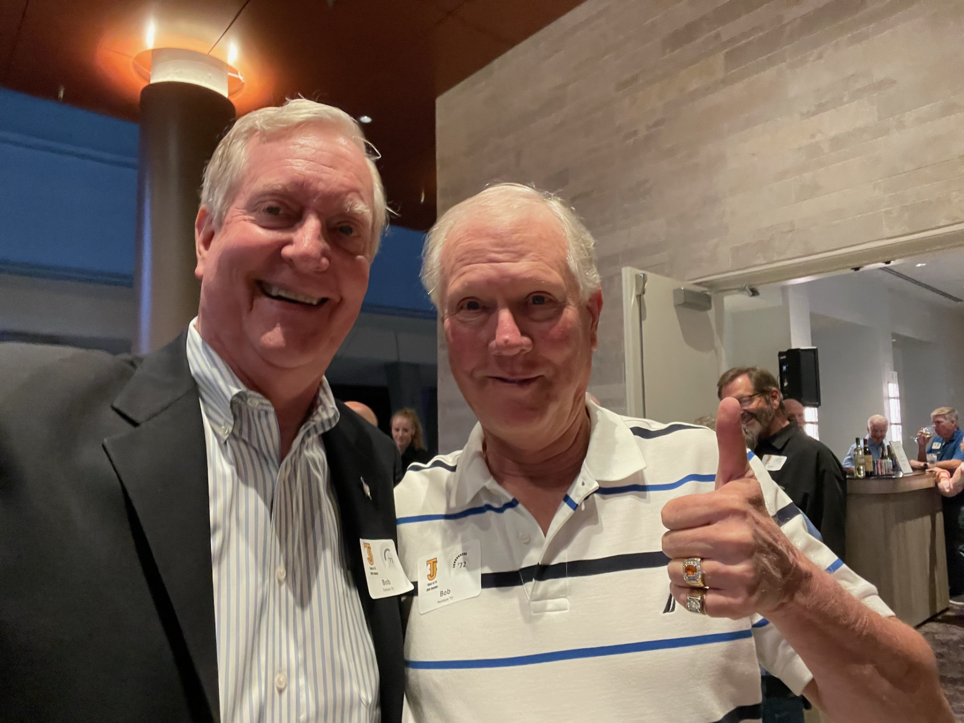 Bob Carlson '73 and Bob McIntyre '72