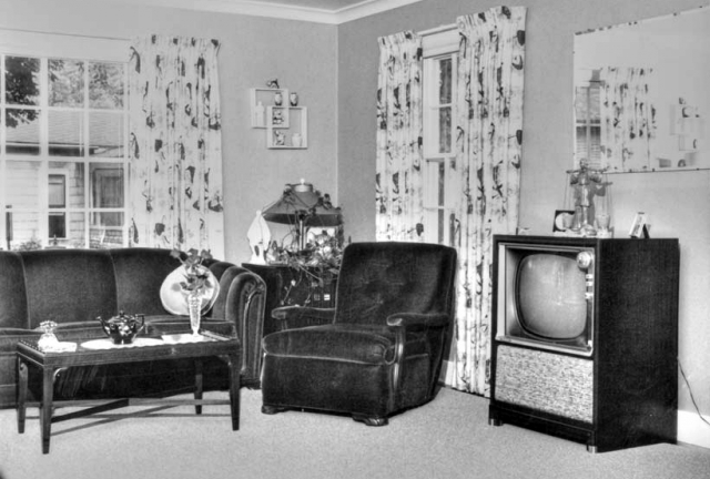A typical living room from the early 60s