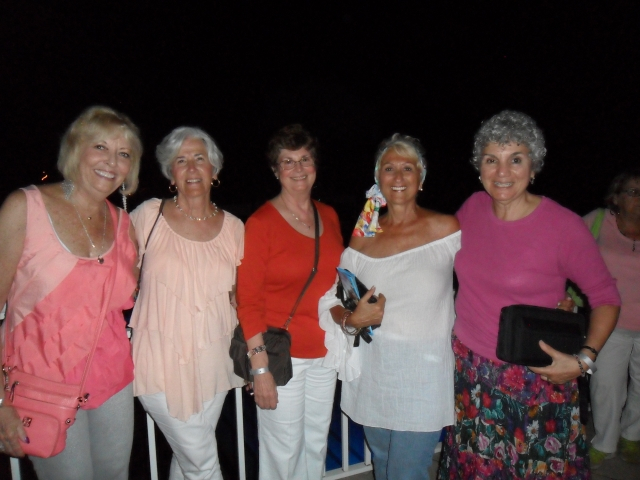 Judy Ditmars, Peg Ducharme, Toni Poole, Joann Kocyk, & Nancy Asbedian at the Divi Resort