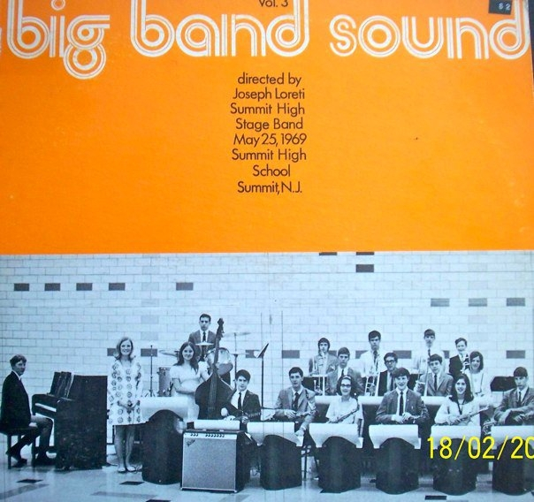 Big Band Sound Album - SHS Stage Band 1969 (photo courtesy of Joseph Loreti/Facebook)