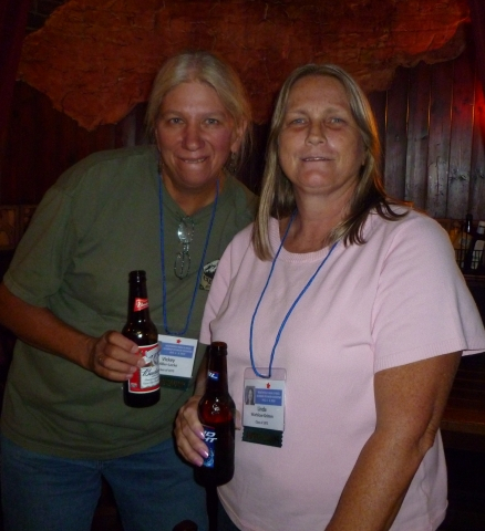 Vickey Miller and Linda Warblow at Dick ODows
