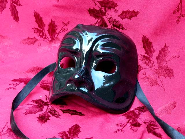 Arlecchino nero (paper mache) Can $49