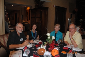 Dale Steed and his wife with Sam and Linda Ridge