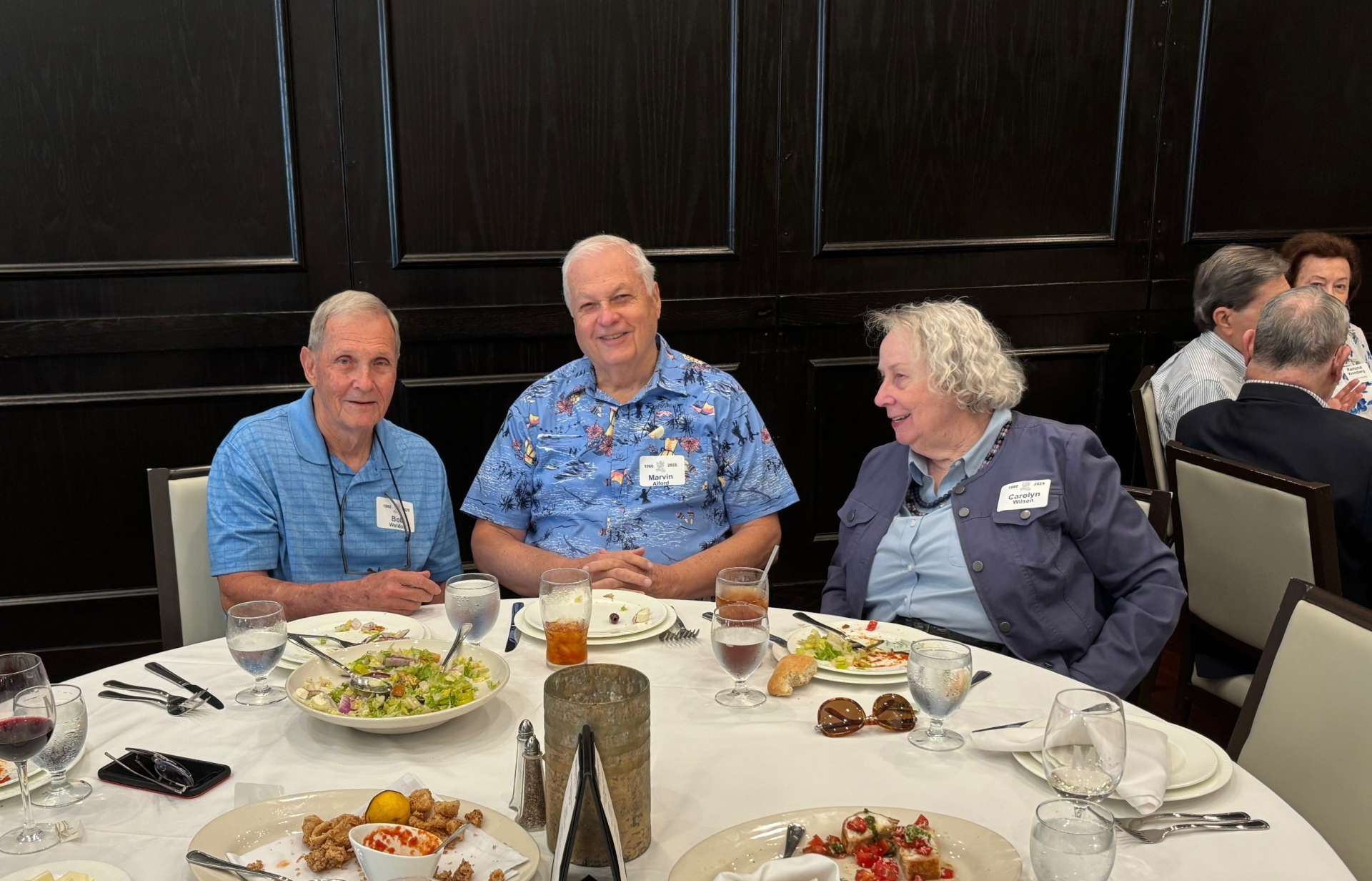 Bob Weldon, Marvin Alford, Carolyn Wilson 