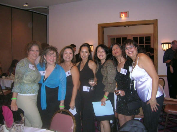 30th Reunion Celebration: Tania Duran-Kiley, Deanna Perez-Marinez, Mona Kwan-Jung, Dawn Gotanda-Rock, Alice Ishigame-Tao, Allison Nagata-Corey, and Julia Young-Flood.